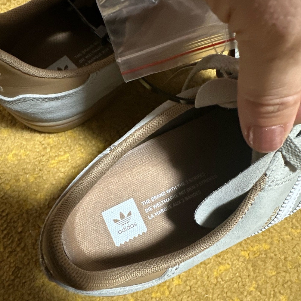 Adidas Campus Vulc II Skate Shoes – Light Grey / Gum Sole – Size 9.5 (Men’s) - Picture 5 of 8